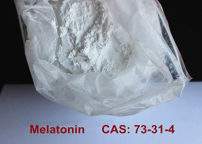 Safest Pharmaceutical Raw Materials Melatonin Powder Improving Sleep / Preventing Aging