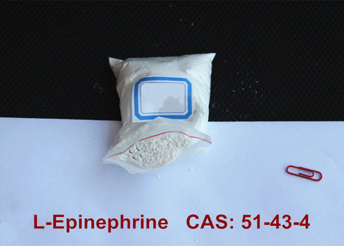 Muscle Building Pharmaceutical Raw Materials , L Epinephrine HCL Powder
