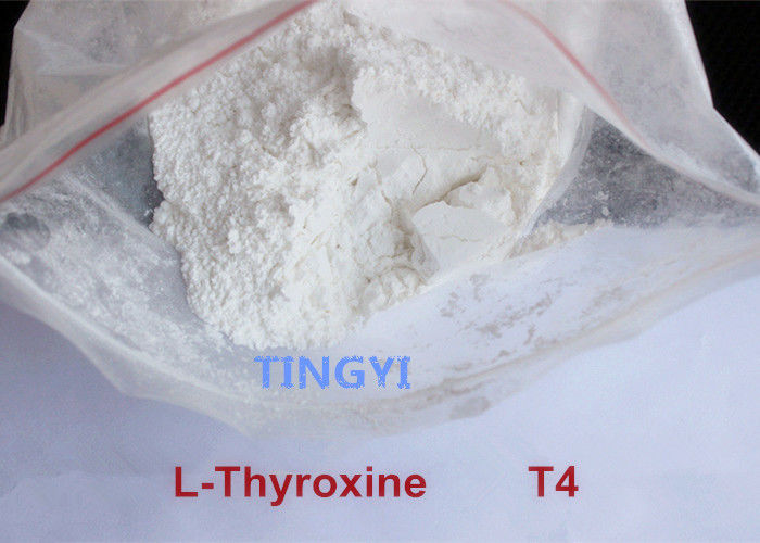 Hypothyroidism Treatment Pharmaceutical Raw Materials L-thyroxine / T4  CAS 51-48-9 Anabolic Steroid Hormones