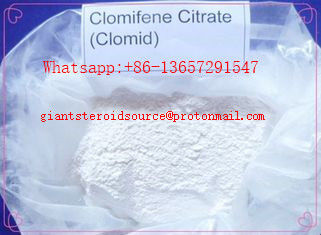 Anti Estrogen Clomid Steroids Powder Hormone Clomifene Citrate CAS 50-41-9